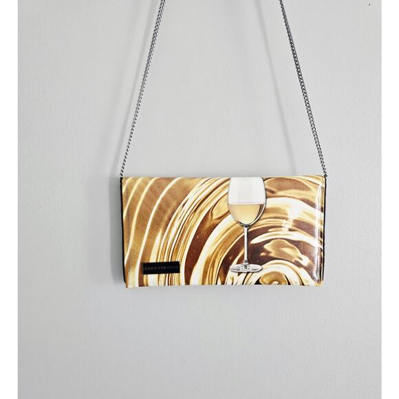 Kent Stetson White Wine Crossbody Envelope Bag - Picture 3 of 5